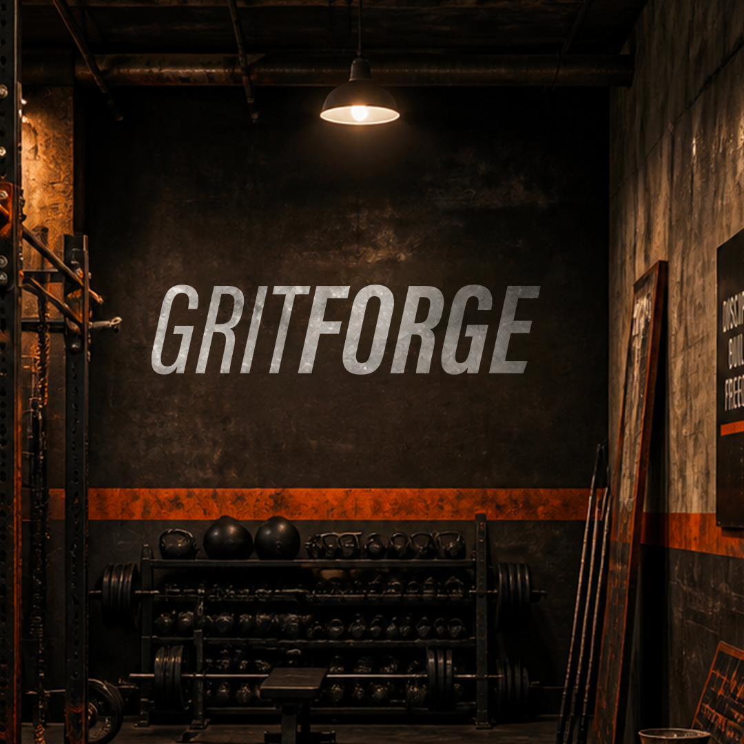 Grit Forge — Brand Identity per Centro Fitness