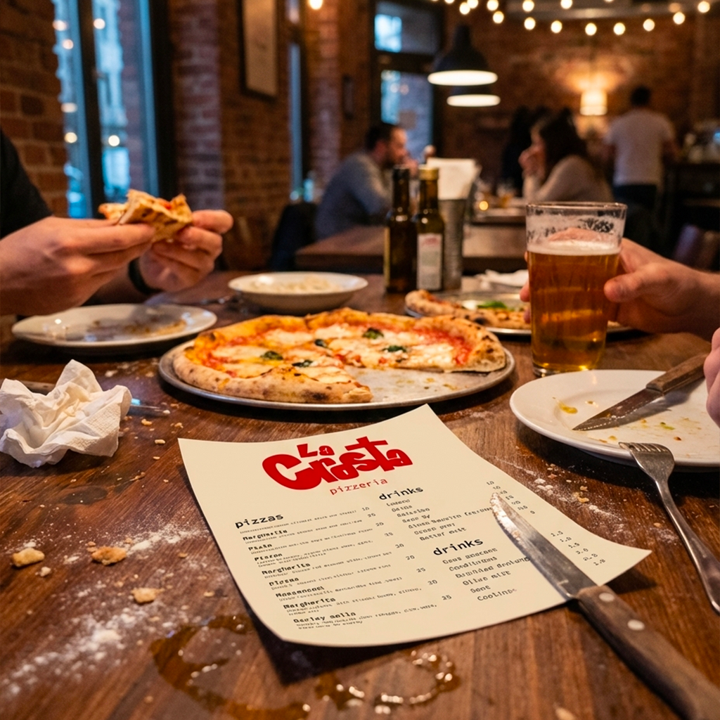 La Crosta — Brand completo per pizzeria pronto all’uso
