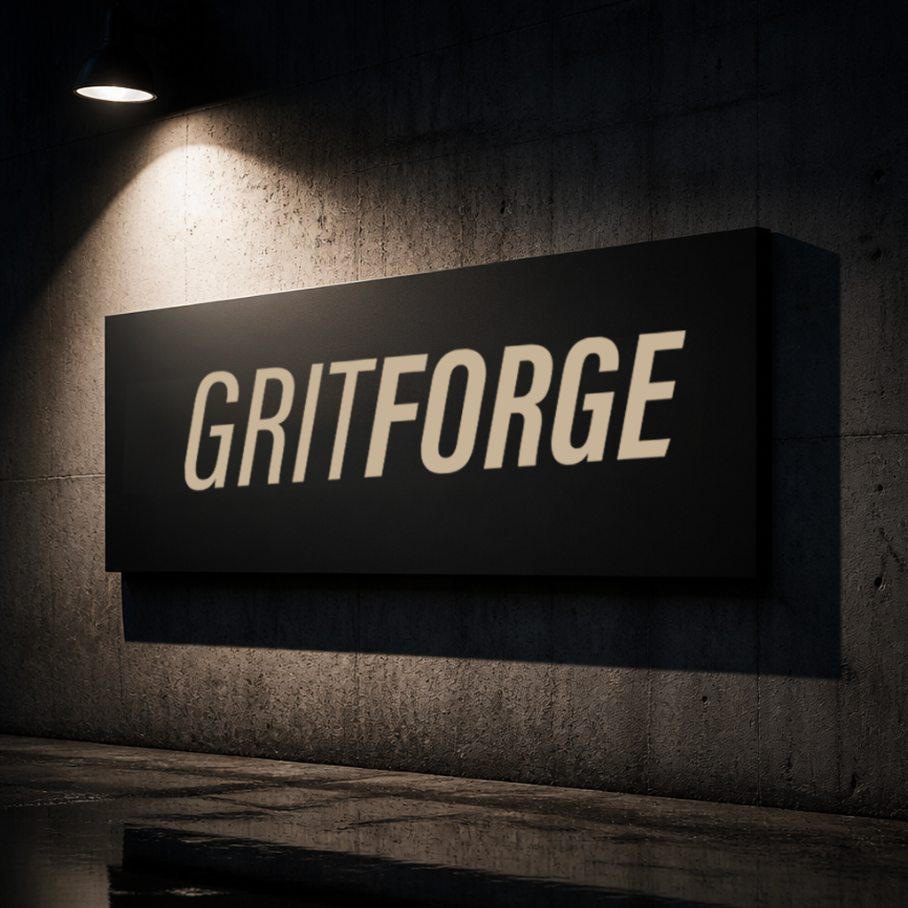 Grit Forge — Brand Identity per Centro Fitness